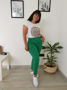 Pantalon Luna Verde Con Locura